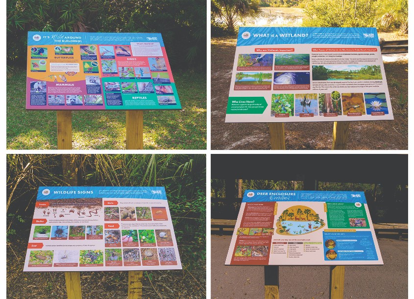 Okeeheelee Nature Center Interpretive Signage by Palm Beach County Parks & Recreation Department