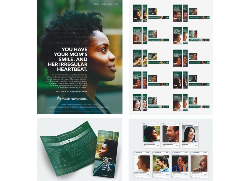 Cardiac Care Branding and Identity Campaign by Kaiser Permanente Brand, Marketing + Creative Services